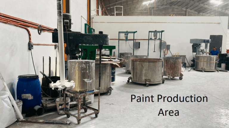 1. paint production section